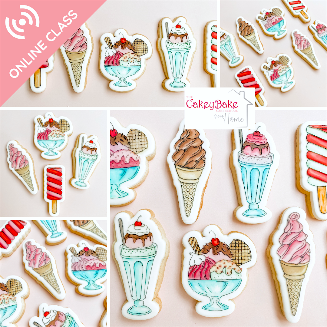 ONLINE CLASS - The Watercolour Painted Cookie Class
