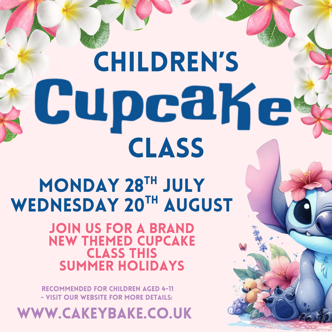 Children's Summer Cupcake Class - Stitch themed!
