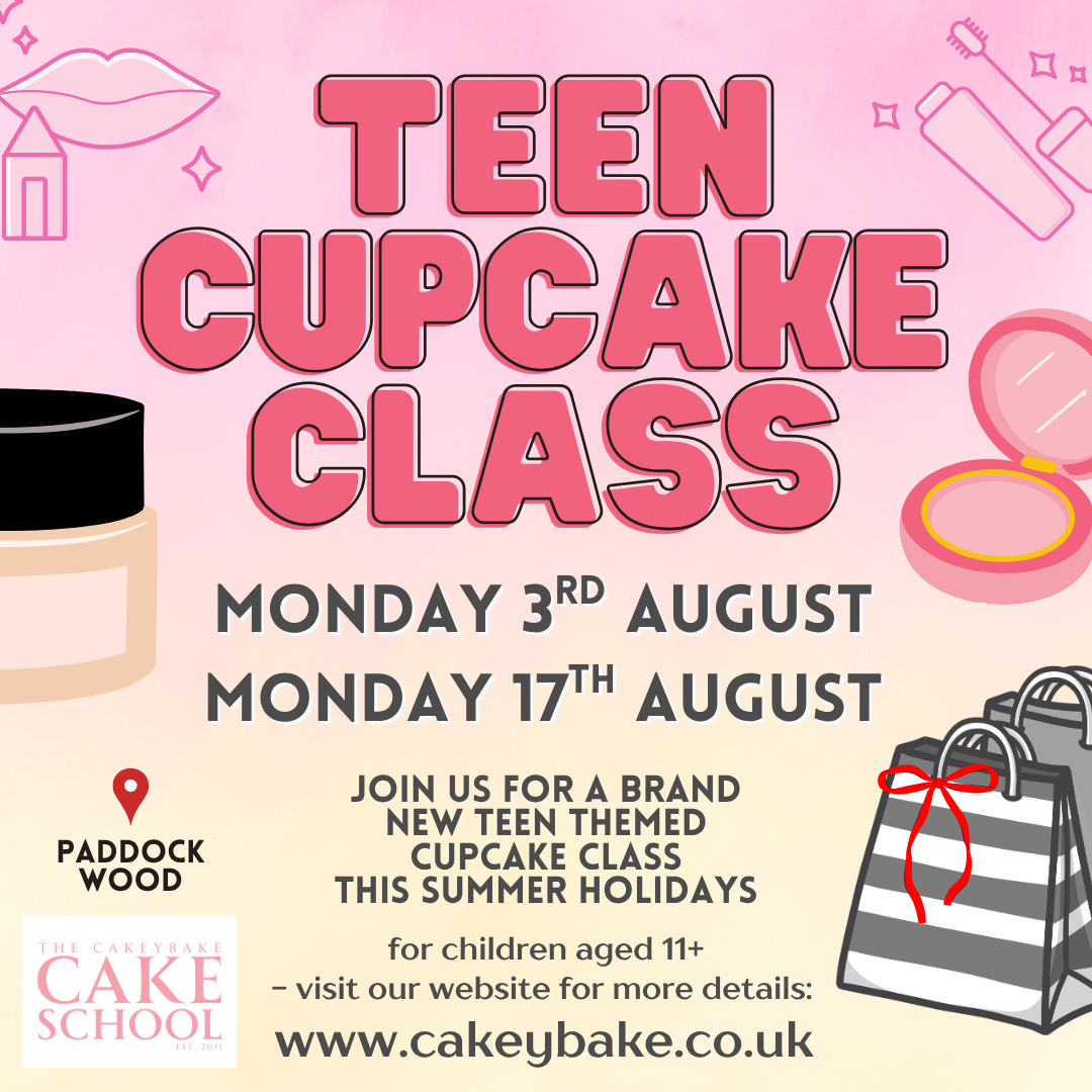 Teen Cupcake Class - The Make-up Edit! (guide age 11 -16yrs)