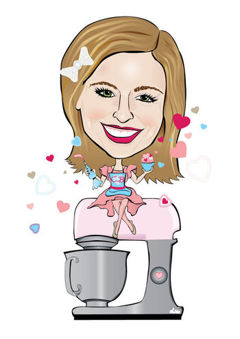 cakeybake caricature blonde