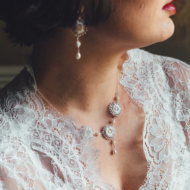 Anemone Lace Necklace