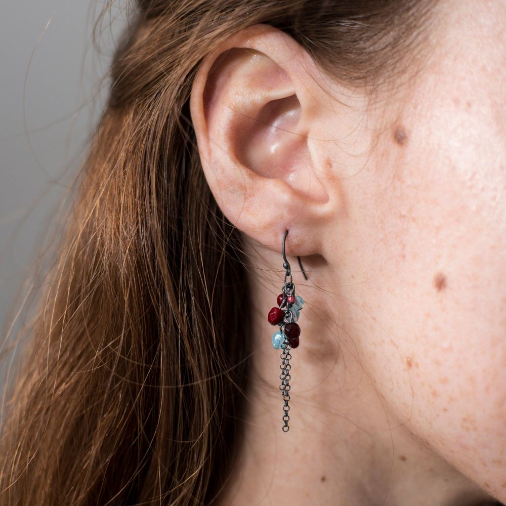 Cluster Drop  Earrings - More Colours