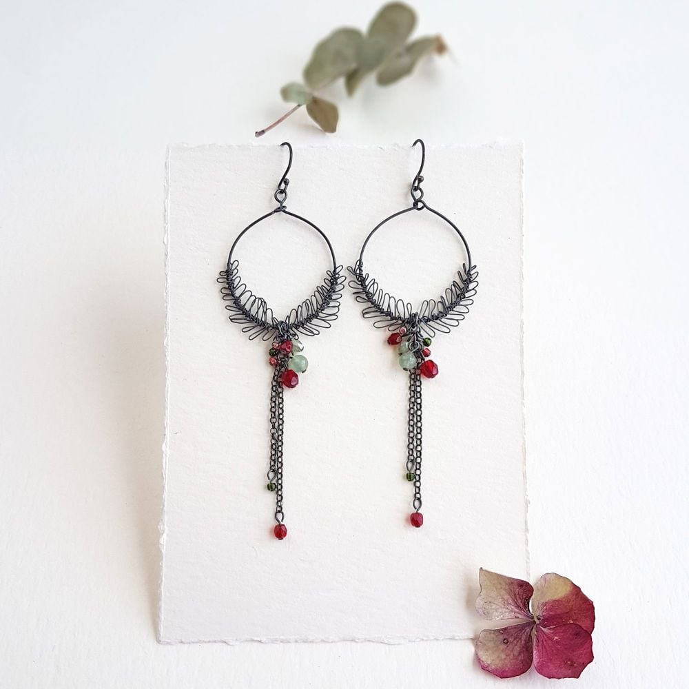Garland Drop Earrings - More Colours
