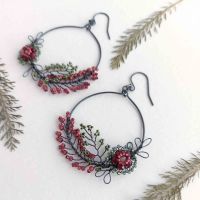 <!-- 004 -->Statement Garland Earrings - More Colours