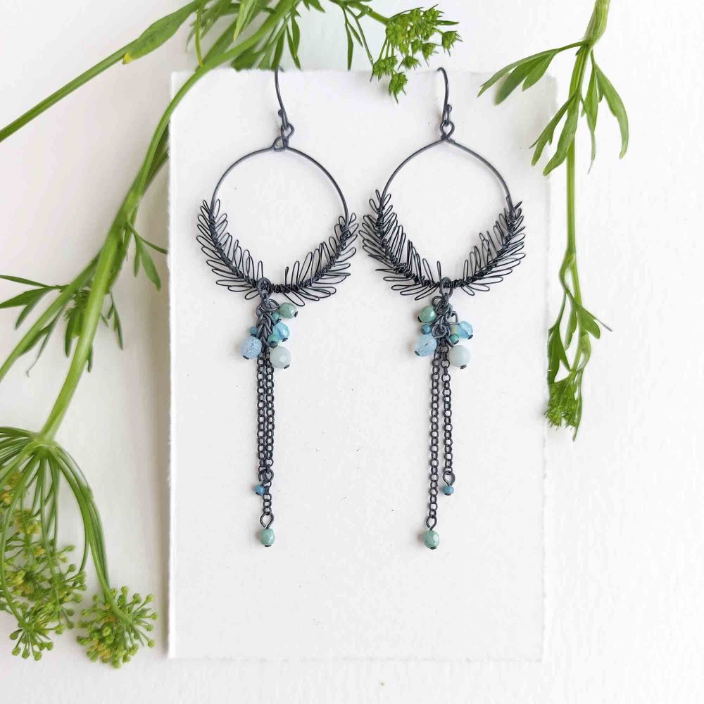 <!-- 005 -->Garland Drop Earrings - More Colours