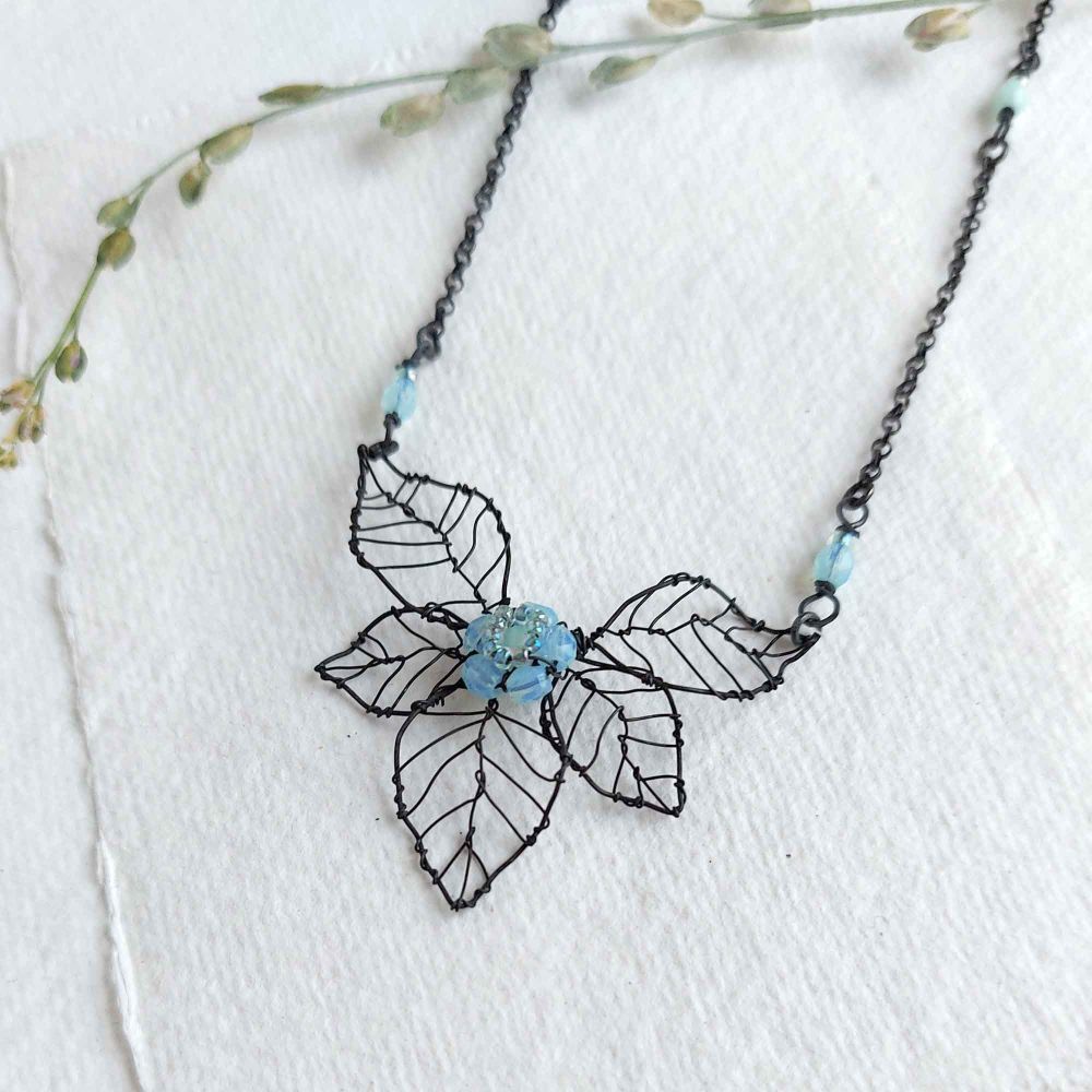 Foglia Five Leaf Necklace - More Colours