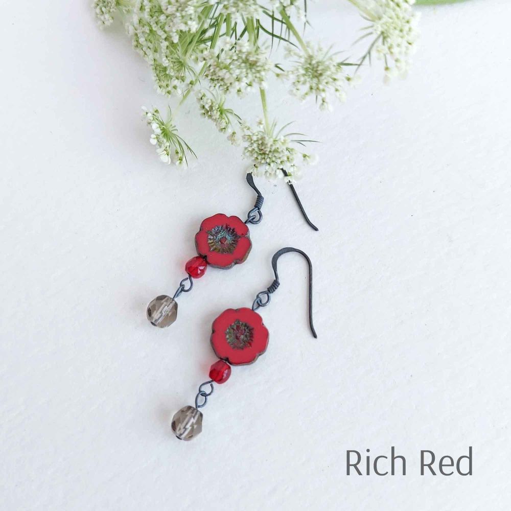 Bohemia Flower Drop Earrings - More Colours