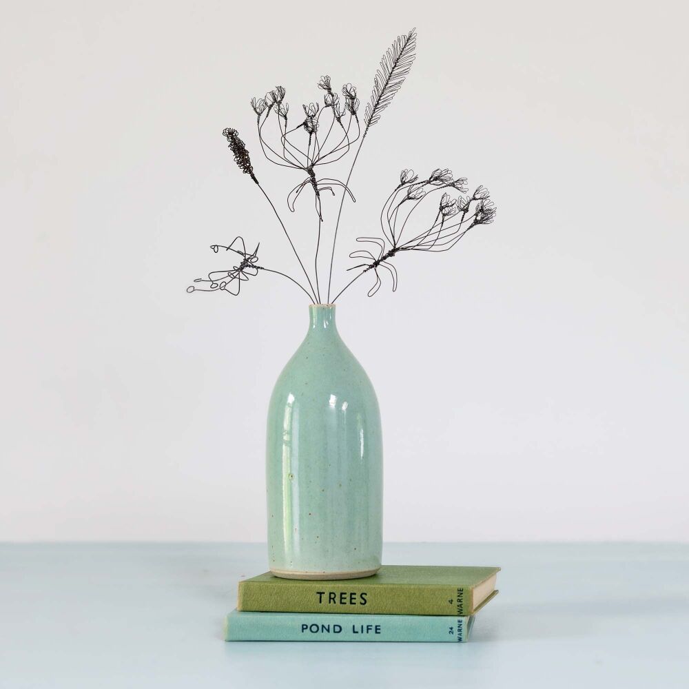 Wild carrot seed head arrangement