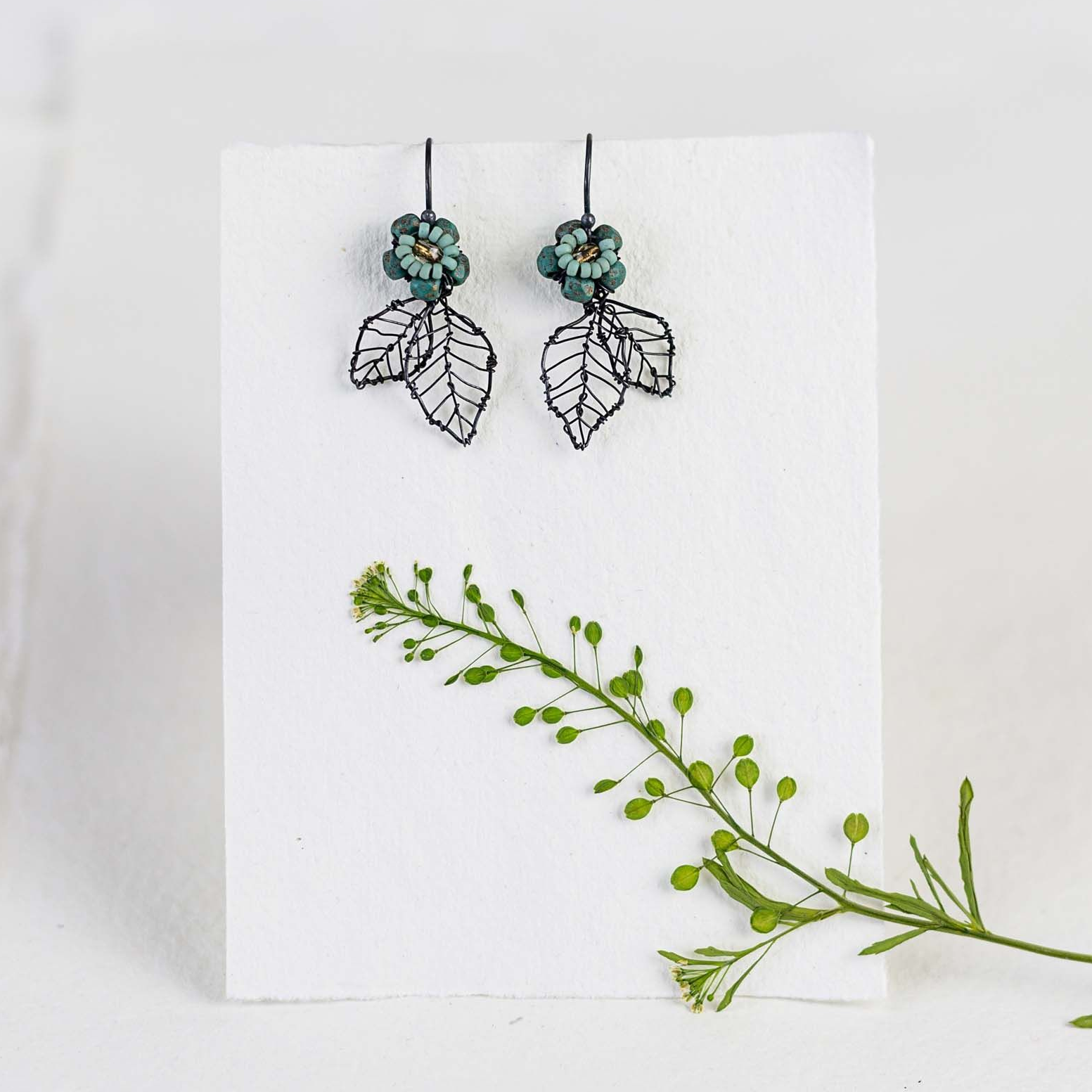 earrings form the foliage collection