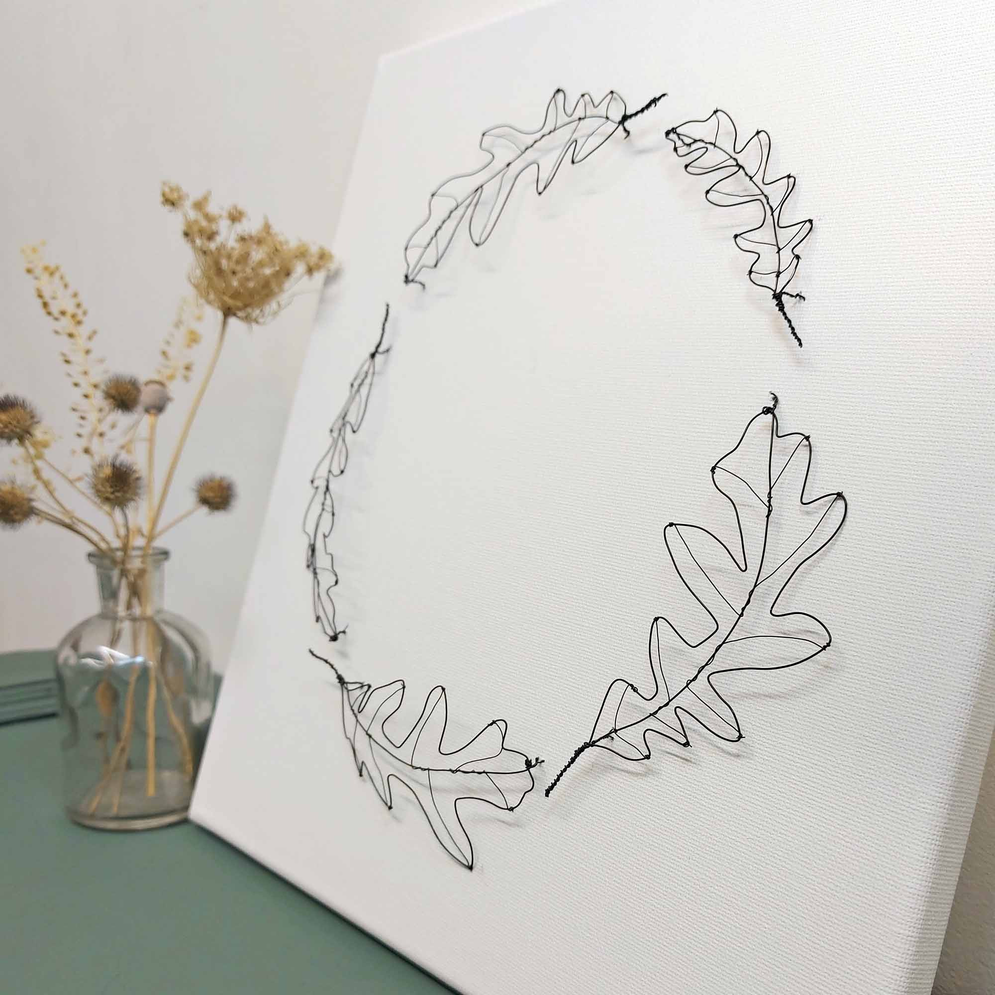 wire wall at inspired by oak leaves workshop with Judith Brown.jpg