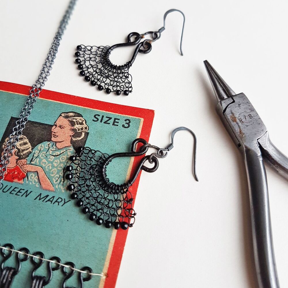 SALE - Sample hook & eye chandelier earrings