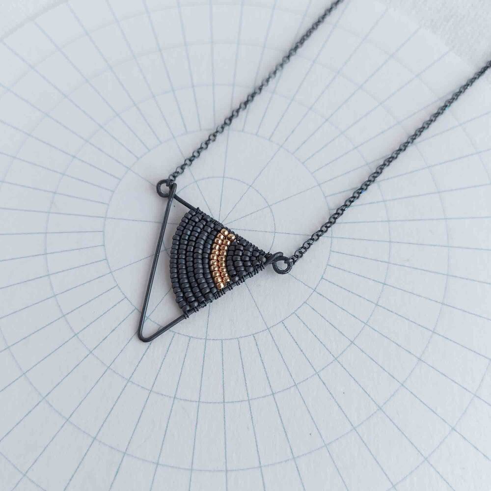 SALE Small Triangle necklace