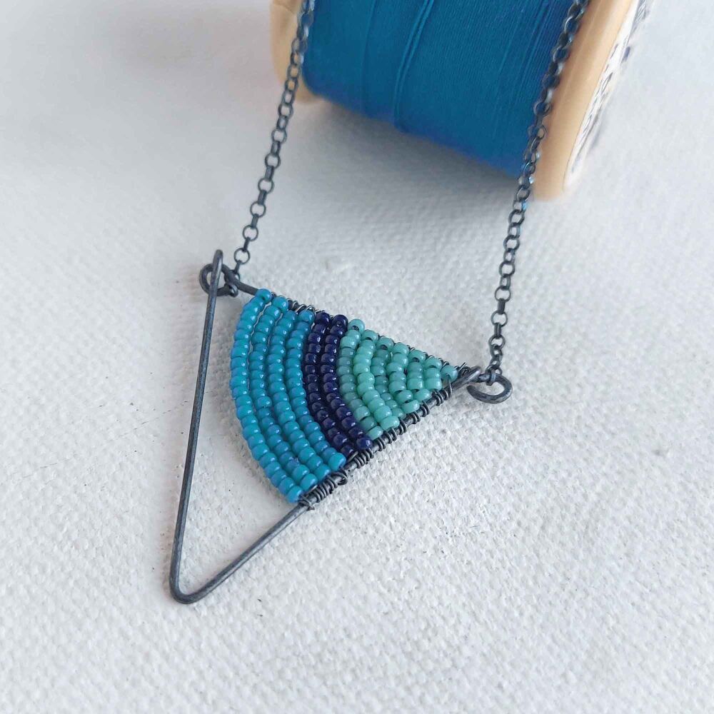 SALE Small Triangle necklace