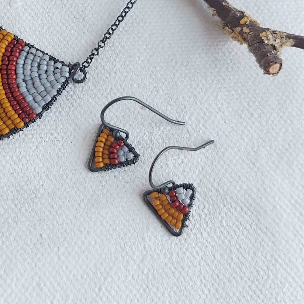 SALE - sample colour mini geometric earrings