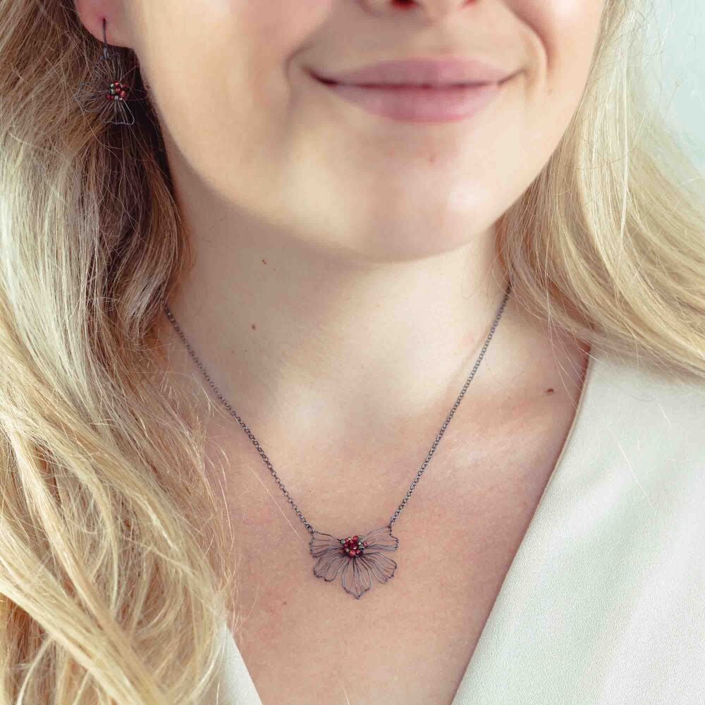 Petal Flower Necklace - More Colours