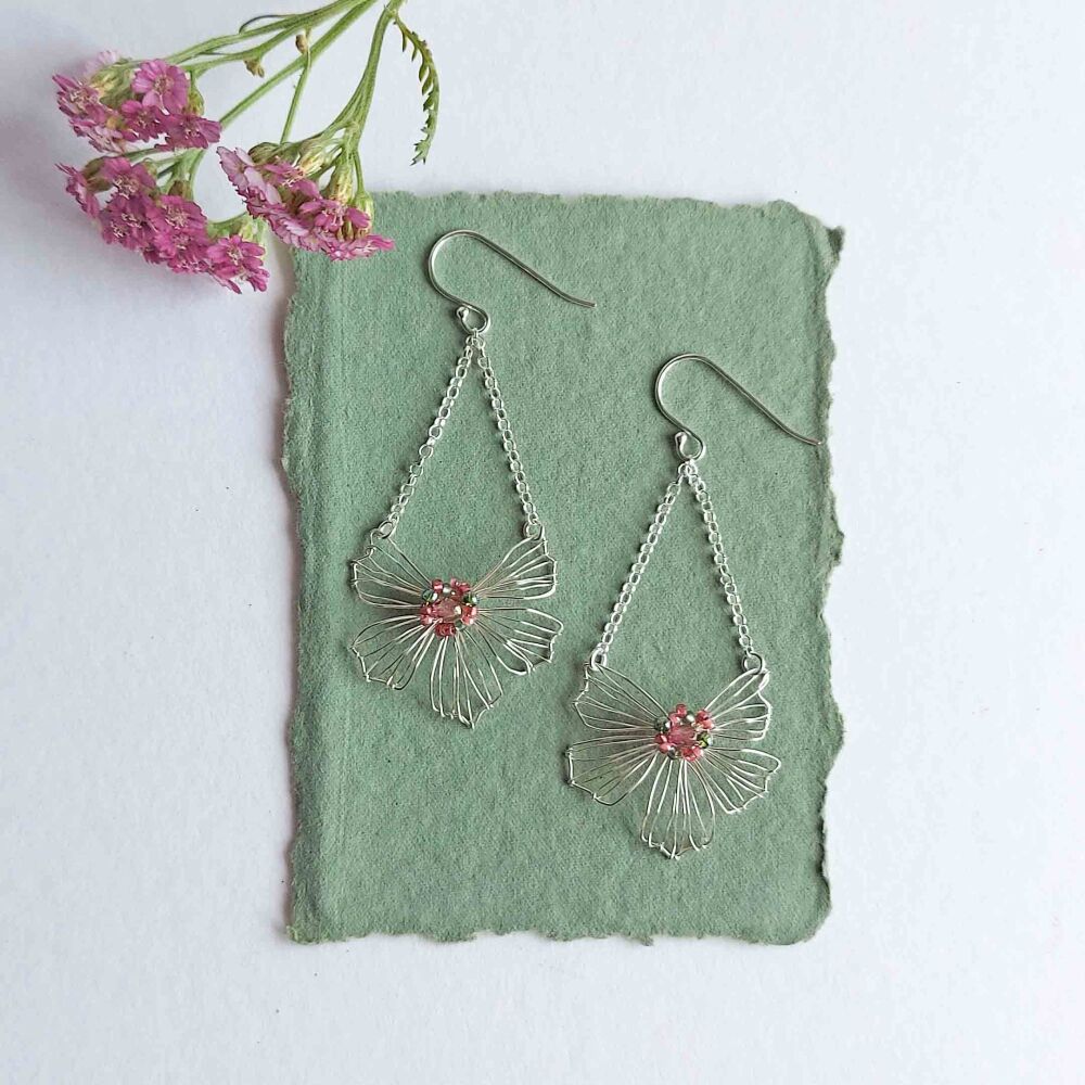 Petal Flower Chandelier Earrings - More Colours