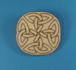 Unpainted Knotwork Brooches