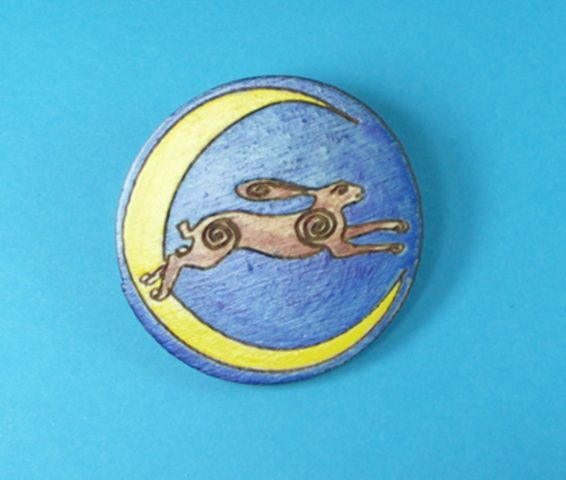 Painted Brooches - Animals