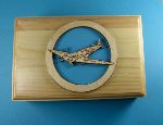 Pine box with one Spitfire