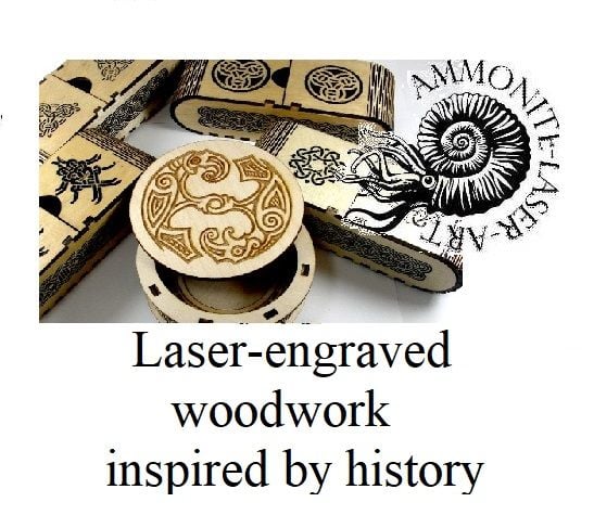 Wooden gifts by Ammonite Laser Art