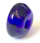  Conical cobalt blue Roman glass bead from Leicestershire