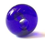 Cobalt blue Roman glass bead from Herefordshire