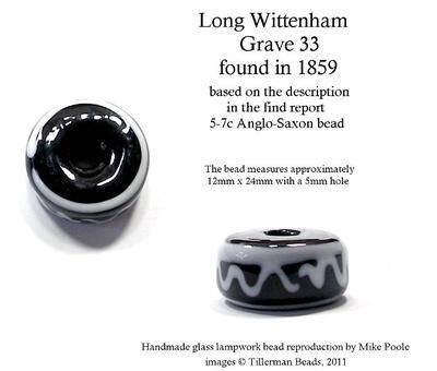 Long Wittenham - Grave 33 - Anglo-Saxon bead