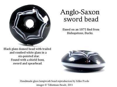 Sword Bead - Bishopstone - Anglo-Saxon