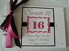 Sweet 16 Birthday Guest Book 