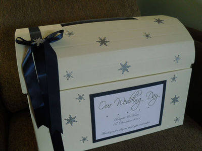 Snowflake Wedding Post Box