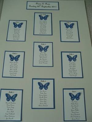 Butterfly Seating Plan - A2