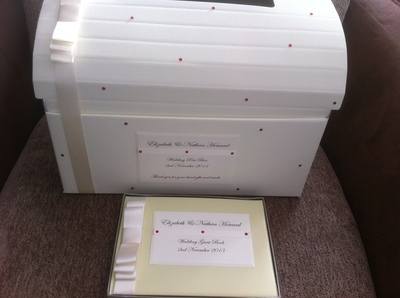 Classic Wedding Post Box and Guest Book