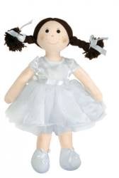 Flowergirl or Bridesmaid Rag Doll Gift in personalised gift box