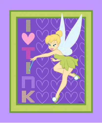 Licensed Disney - Tinkerbell: I Love Tink Panel