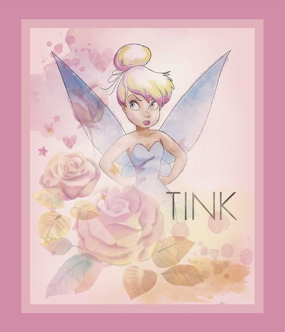 SALE! Disney - Tinkerbell - Tink Pink Panel