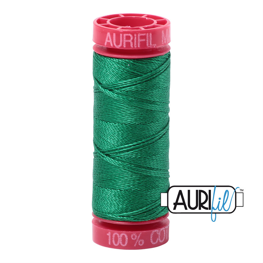 Aurifil Cotton 12wt - 2870 Green - 50 metres