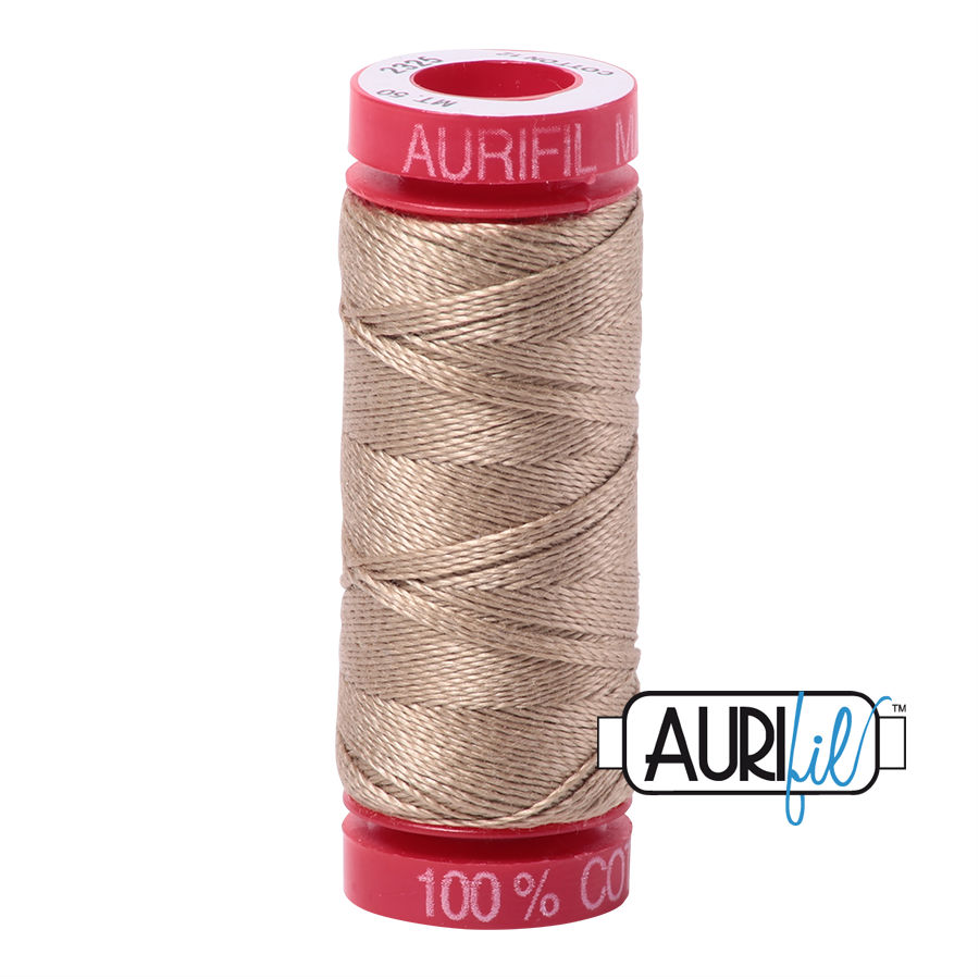 Aurifil Cotton 12wt, 2325 Linen