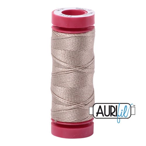 Aurifil Cotton 12wt, 5011 Rope Beige