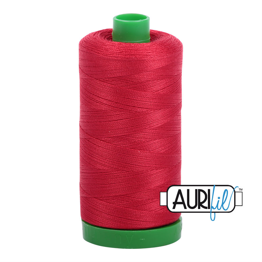 Aurifil Cotton 40wt, 2250 Red