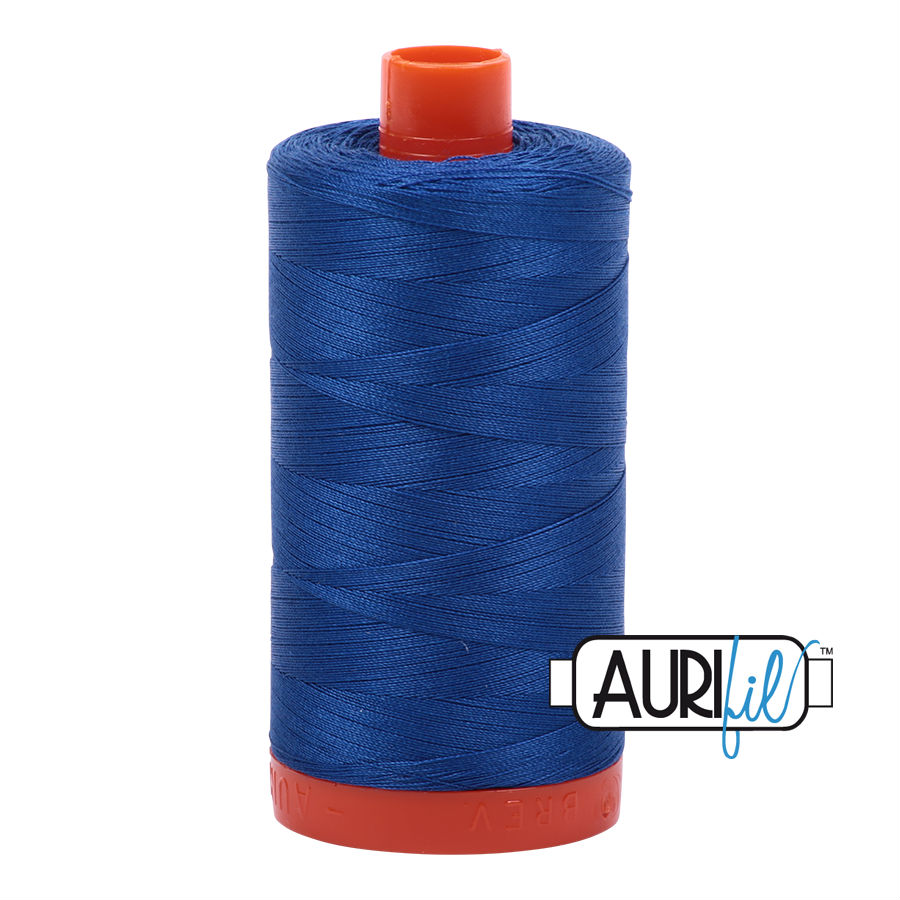 Aurifil Cotton 50wt - 2735 Medium Blue - 1300 metres