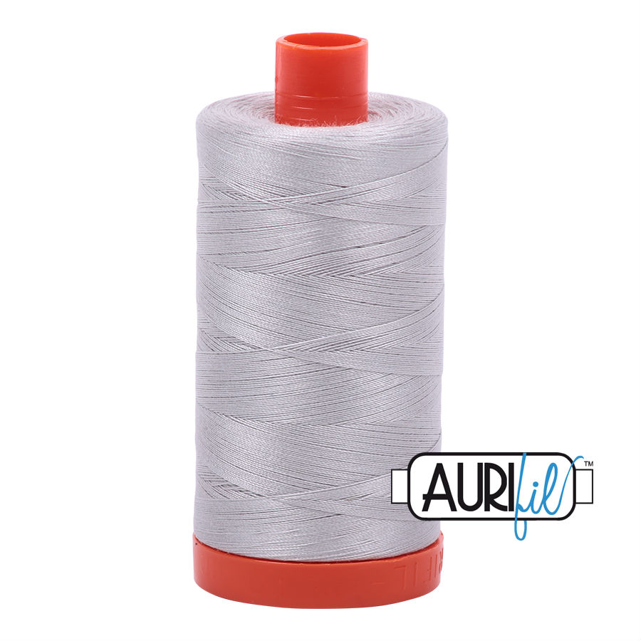 Aurifil Cotton 50wt - 2615 Aluminium - 1300 metres