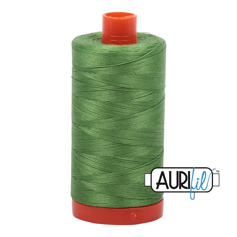 Aurifil Cotton 50wt, 1114 Grass Green