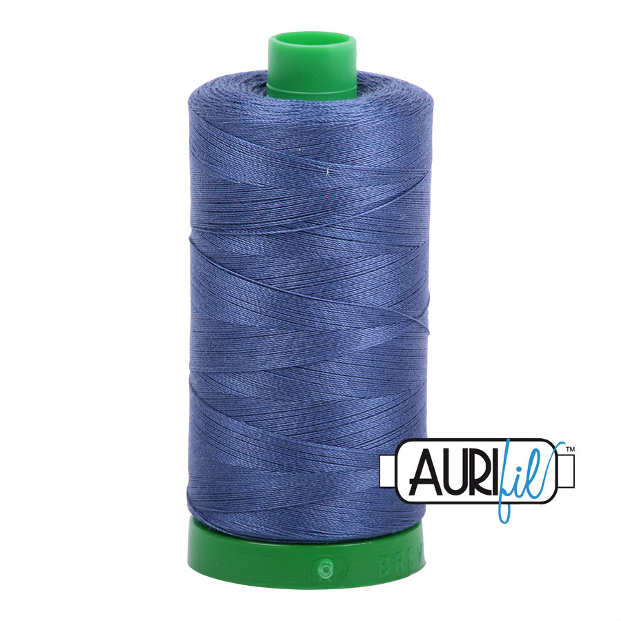 Aurifil Cotton 40wt, 2775 Steel Blue