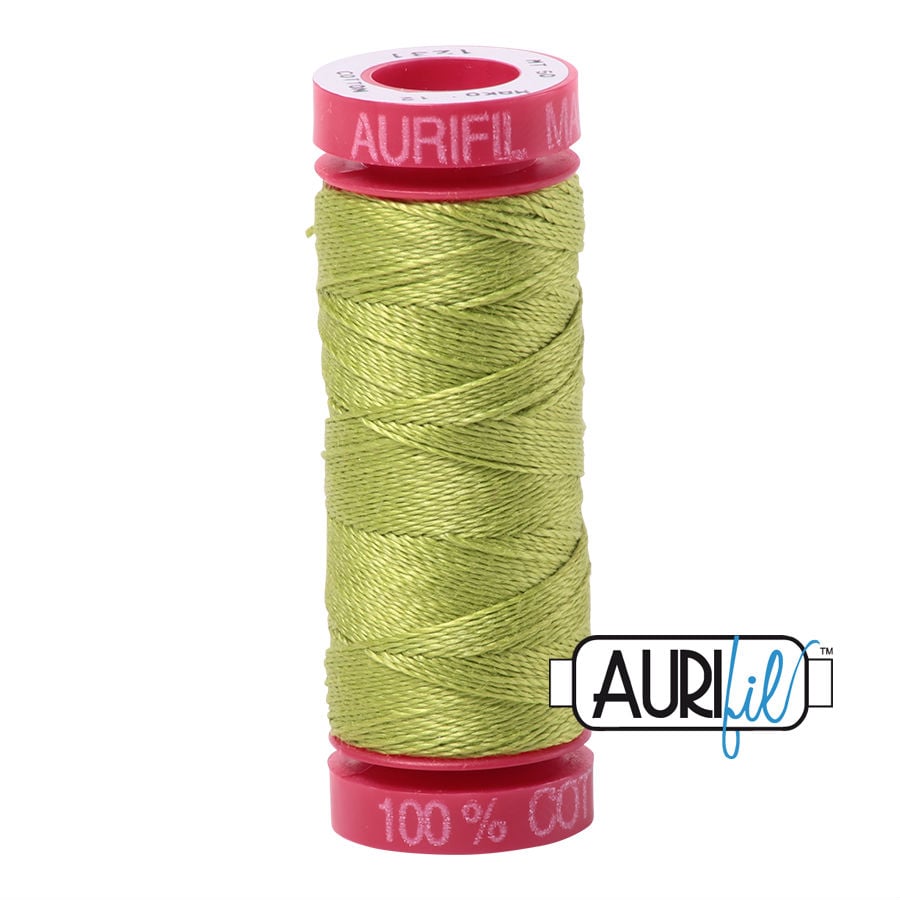 Aurifil Cotton 12wt - 1231 Spring Green - 50 metres