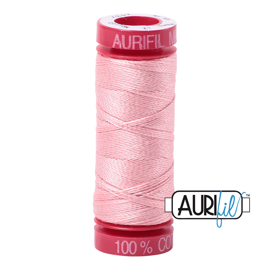 Aurifil Cotton 12wt - 2437 Light Peony - 50 metres