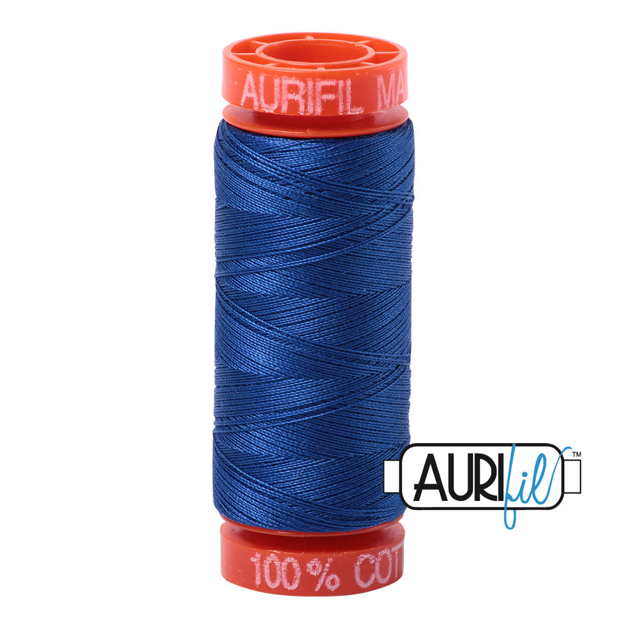 Aurifil Cotton 50wt - 2735 Medium Blue - 200 metres