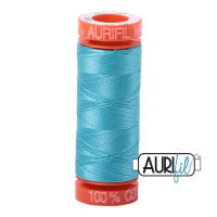 Aurifil Cotton 50wt, 5005 Bright Turquoise