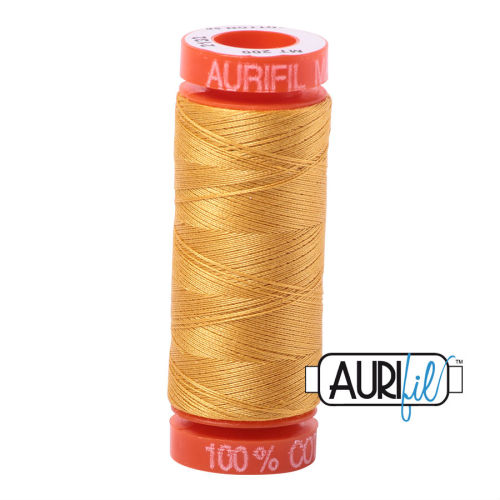 Aurifil Cotton 50wt, 2132 Tarnished Gold