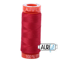 Aurifil Cotton 50wt, 2250 Red