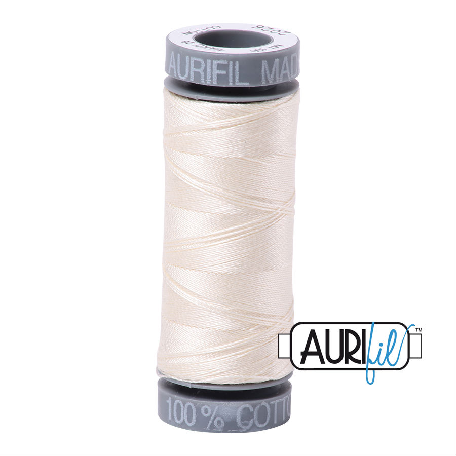 Aurifil Cotton 28wt - 2026 Chalk - 100 metres